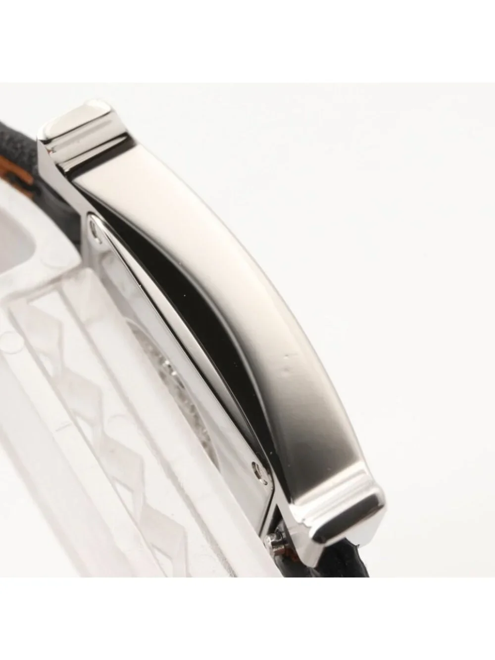 Hermes Watch H Diamond Bezel White Shell Stainless Steel